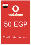 Recarga Vodafone Egipto 50 EGP