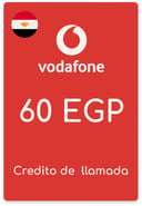 Recarga Vodafone Egipto 60 EGP