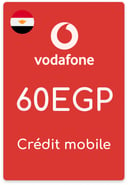 Recharge Vodafone Egypte 60 EGP