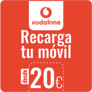 Recharge Vodafone Espagne 20,00 €
