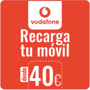 Recharge Vodafone Espagne 40,00 €