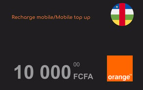 Ricarica  Orange Repubblica Centrafricana 10.000 FCFA