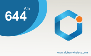 Recarga Afghan Wireless Afganistán 553 AFN
