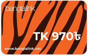 Recharge Banglalink 970 TK