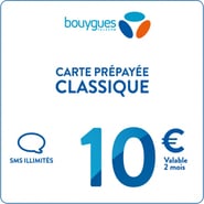 Carte Classique Bouygues 10€
