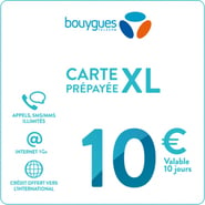 Carte Bouygues XL 10€
