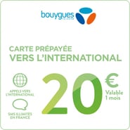 Carte Internationale 20€