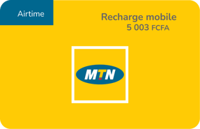 Recharge MTN Cameroun 5 000 FCFA
