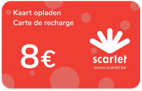 Ricarica Pacchetti  Scarlet Belgio 8,00 €