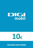 Ricarica  DigiMobil Spagna 10,00 €