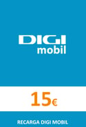 Ricarica  DigiMobil Spagna 15,00 €