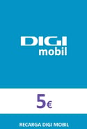 Ricarica  DigiMobil Spagna 5,00 €