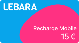 Recharge Lebara Mobile 15€