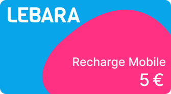 Recharge Lebara Mobile 5€