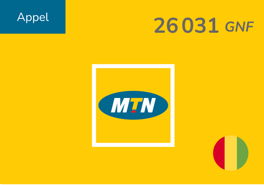 Recharge MTN Guinée 26 268 GNF
