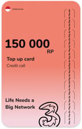 Top up Three Indonesia 150 000 RP