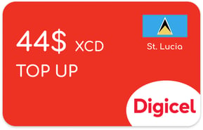 Recarga Digicel 44$ XCD