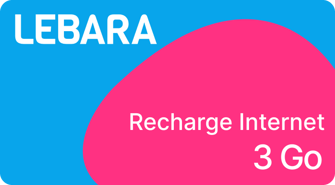 Recharge Internet Lebara 3 Giga