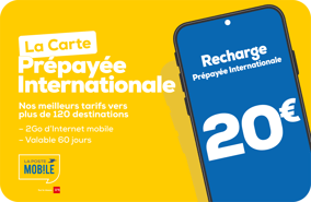 Recharge La Poste Mobile - 20€