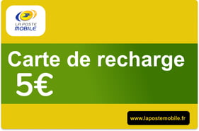 Top up Poste Mobile France 5€