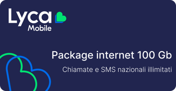 Package internet Lycamobile 100 Gb