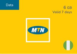Top up Data MTN Nigeria NGN 1,500.00