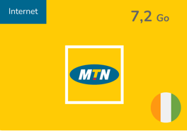 Recharge Internet MTN Côte d'Ivoire 7,2 Go