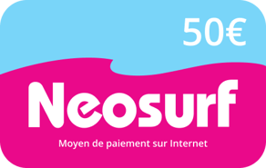 Recharge Neosurf France 50,00 €