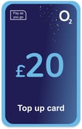 Top up O2 UK £20