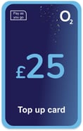 Top up O2 UK £25