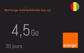 Internet top-up Orange Guinea 4.5GB