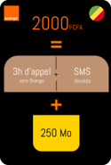 Ricarica Pacchetti  Orange Mali 2.000 F CFA