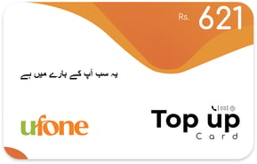 Ufone Top Up 621 RS