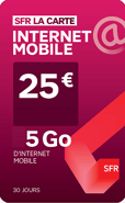 SFR La Carte - Pass Internet Mobile 25€