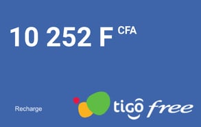 Recharge Tigo Free Sénégal 10 252 FCFA