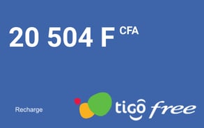 Recharge Tigo Free Sénégal 20 504 FCFA