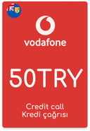 Recharge Vodafone Turquie 50 TRY