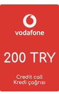 Recarga Vodafone Turquía 200,00 TRY