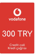 Recarga Vodafone Turquía 300,00 TRY