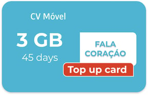 Internet top-up CVMovel Cape Verde 3GB
