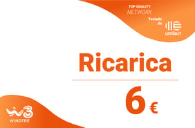 Ricarica  Wind Italia 6,00 €