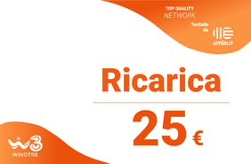 Ricarica  Wind Italia 25,00 €