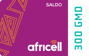 Recharge Africell Gambie 300,00 GMD