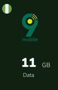 Aufladen Daten 9Mobile Nigeria NGN 4.000,00