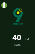 Aufladen Daten 9Mobile Nigeria NGN 10.000,00