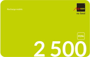 Recharge 2500 Fcfa