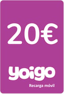 Recarga Yoigo España 20,00 €