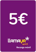Ricarica  Llamaya Spagna 5,00 €