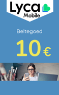 Top up Lycamobile Netherlands €10.00