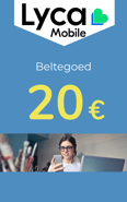 Top up Lycamobile Netherlands €20.00